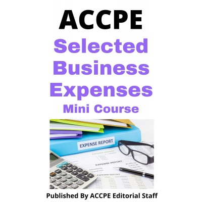 Selected Business Expenses 2022 Mini Course